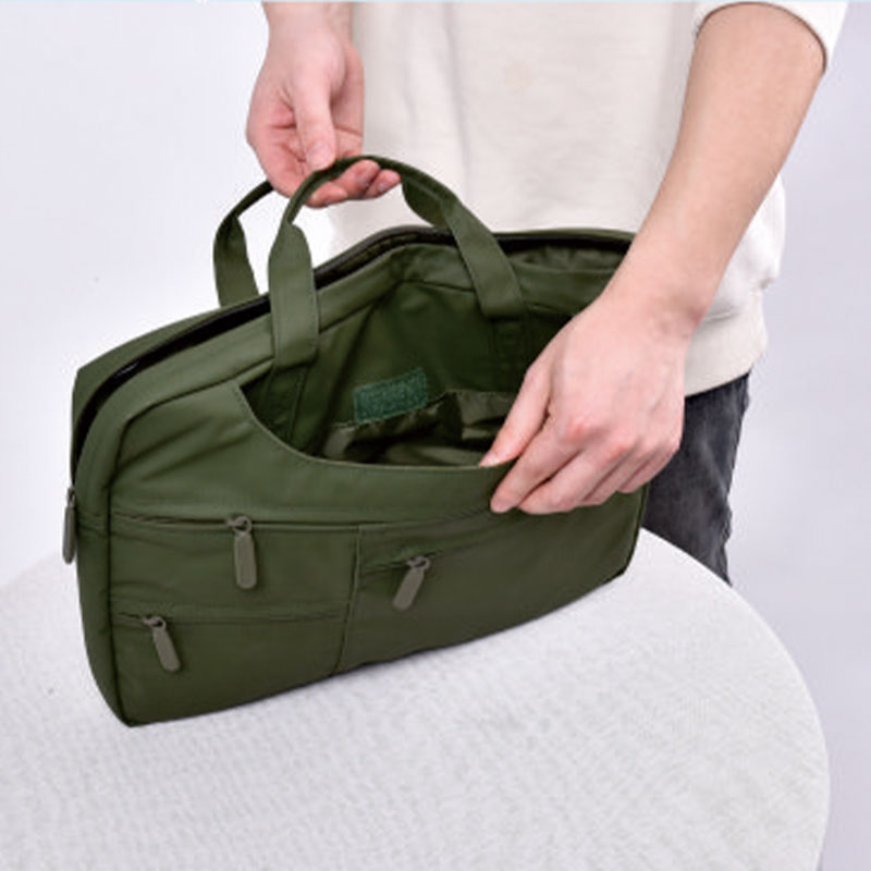 Military Green Portable File Bag Laptop Bag/Briefcase