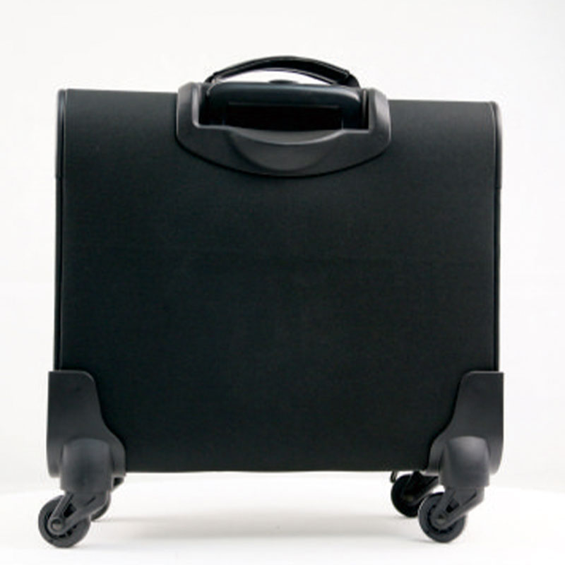 Black Cabin Trolley Luggage Travel Suitcase On Wheels Trolley Case