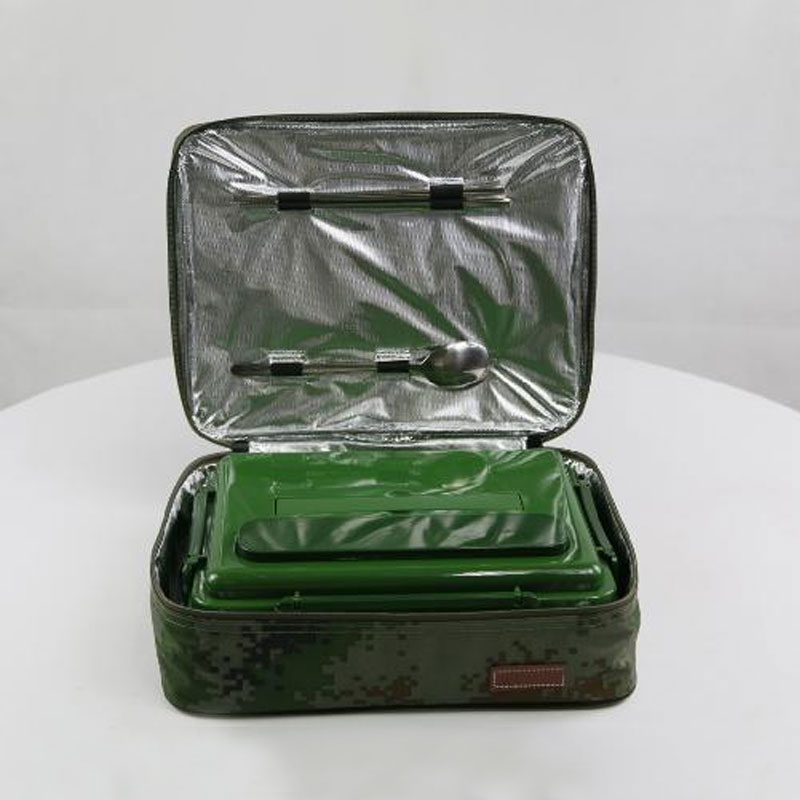 Military Heated Antibacterial Lunch Box With Tableware